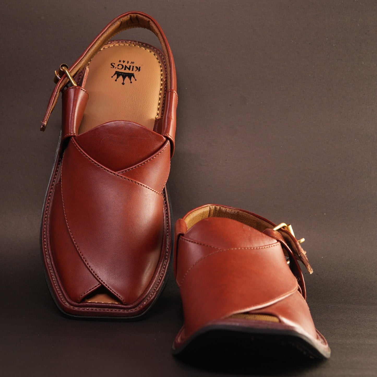 Smart Zalmi Red Peshawari Chappal