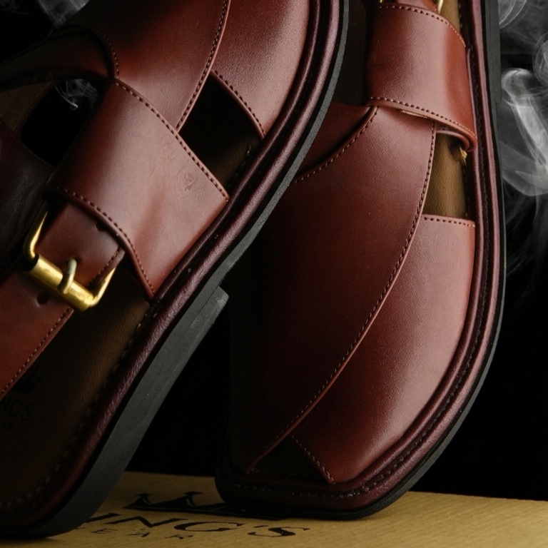 Smart Zalmi Red Peshawari Chappal