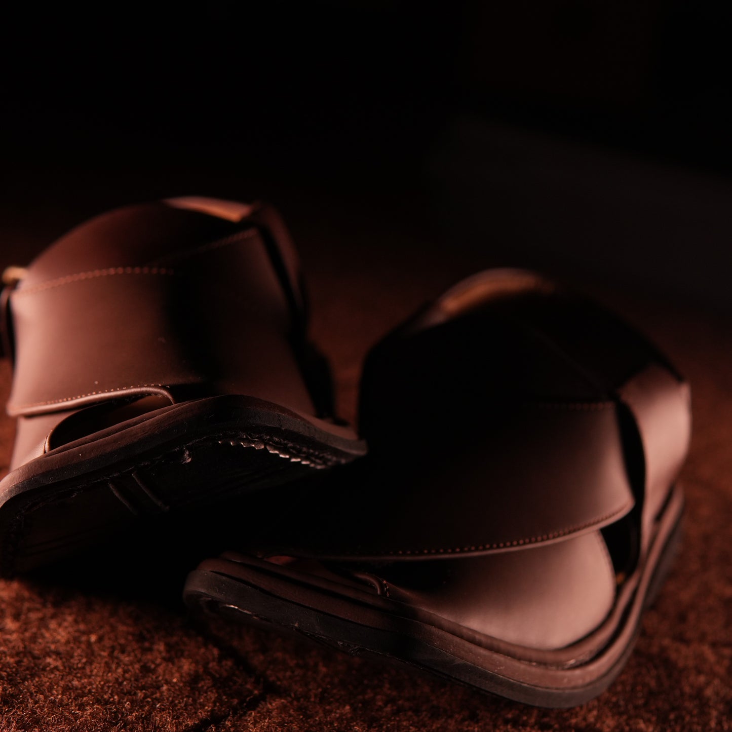 Smart Zalmi Brown Peshawari Chappal