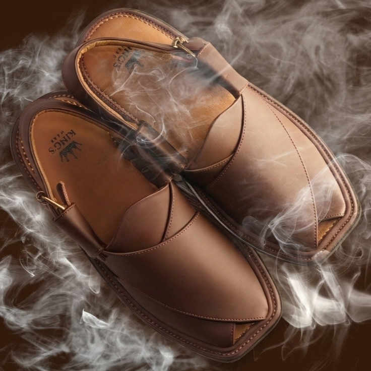 Smart Zalmi Brown Peshawari Chappal