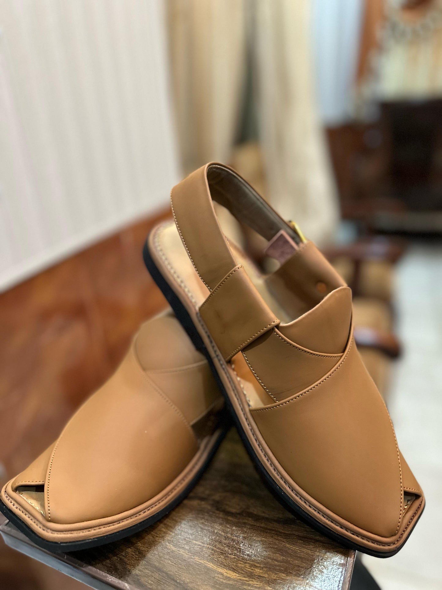 Smart Zalmi Camel Peshawari Chappal