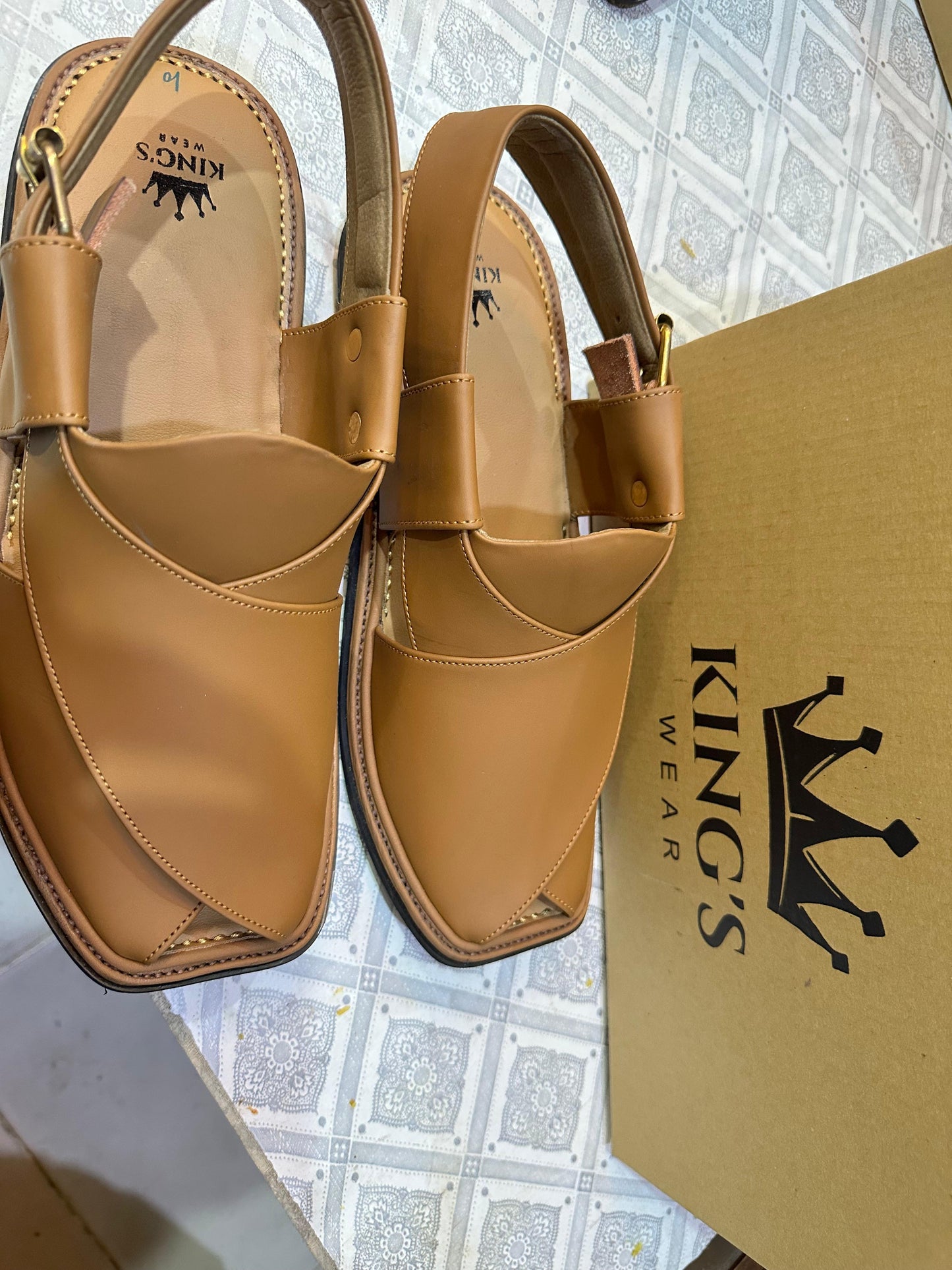 Smart Zalmi Camel Peshawari Chappal