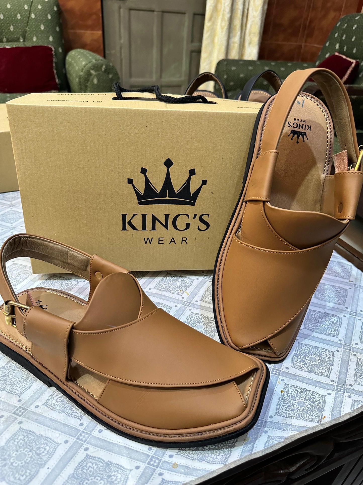 Smart Zalmi Camel Peshawari Chappal